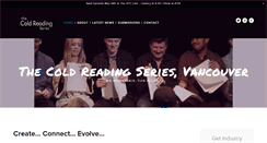 Desktop Screenshot of coldreadingseries.com