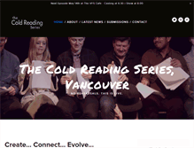 Tablet Screenshot of coldreadingseries.com